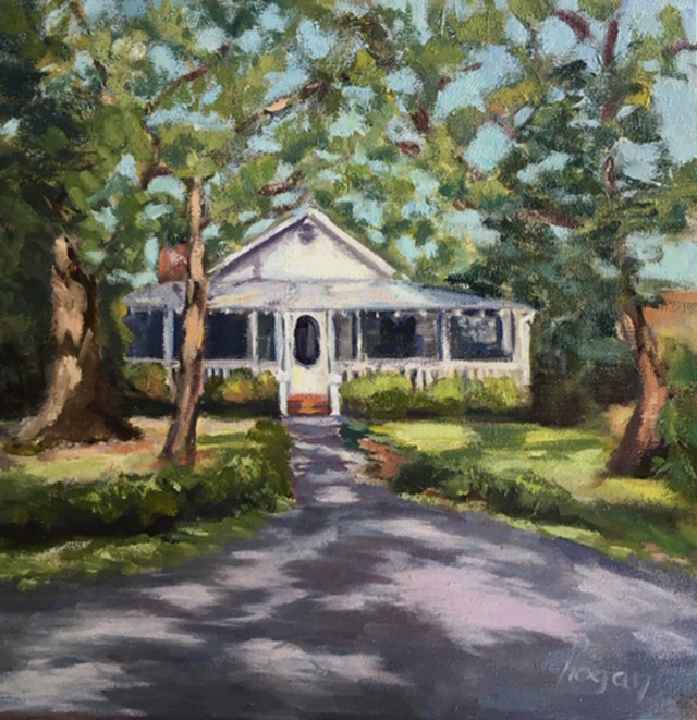 <em>Enchanted Cottage</em><span>oil on canvas</span><span>12 x 12</span><span>$450</span>