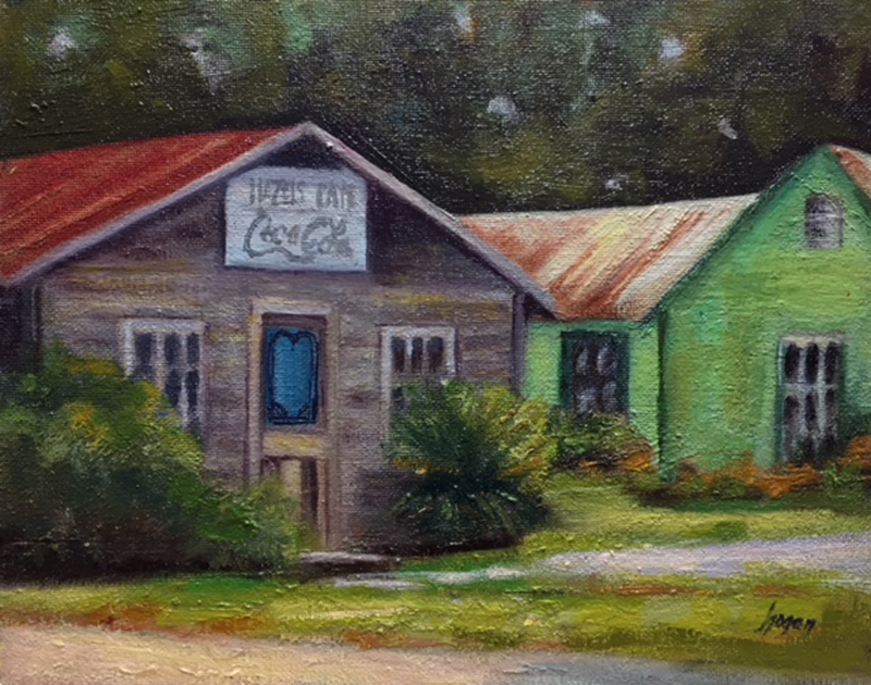 <em>Hazel’s Cafe</em><span>oil on canvas</span><span>10 x 8</span><span>Sold</span>