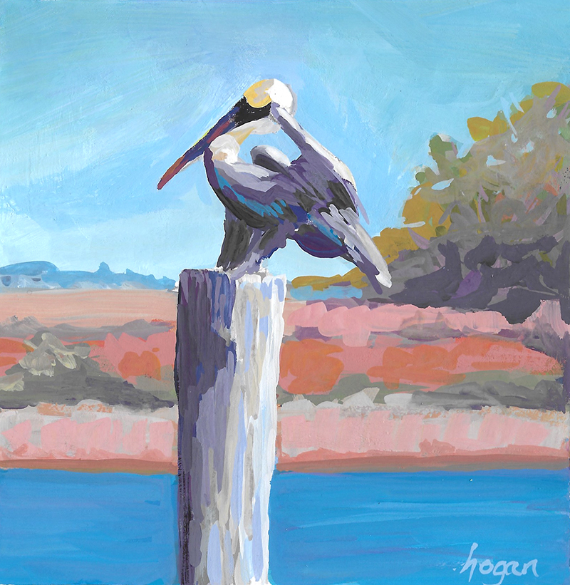 <em>Pelican 1</em><span>gouache on paper</span><span>6 x 6</span><span>$100</span>