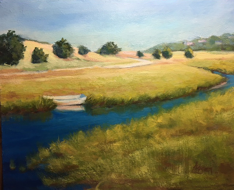 <em>White Boat On Menemsha Creek</em><span>oil on canvas</span><span>20 x 16</span><span>Sold</span>