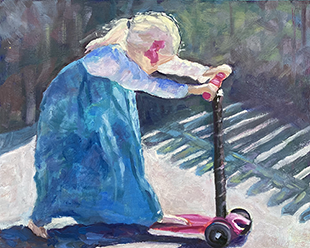 <em>Annie as Elsa</em><span>oil on canvas</span><span>8 x 8</span><span>Sold</span>