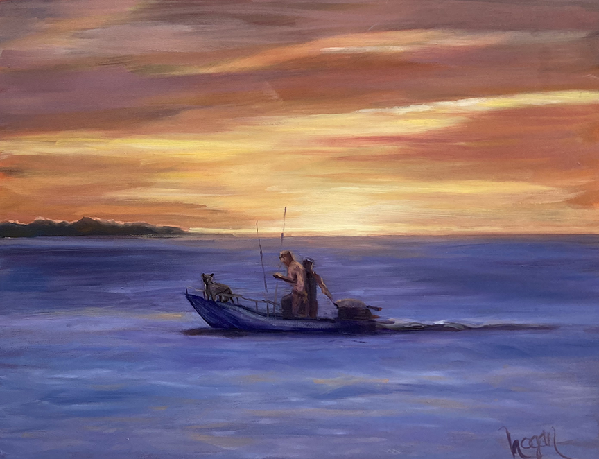 <em>Fishing with Jack</em><span>oil on canvas</span><span>9 x 12</span><span>Sold</span>