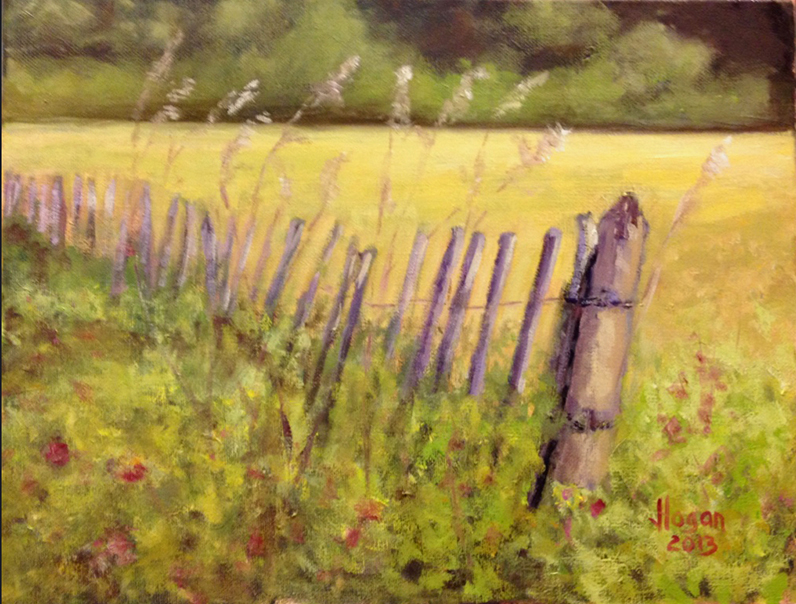 <em>Meadow Fence</em><span>oil on canvas</span><span>12 x 9</span><span>Sold</span>