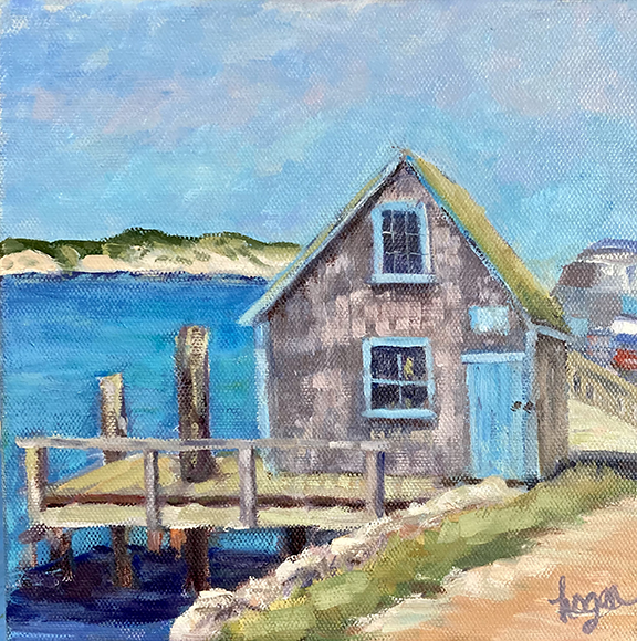 <em>Old Fishing Shack</em><span>oil</span><span>8x8</span><span>sold</span>